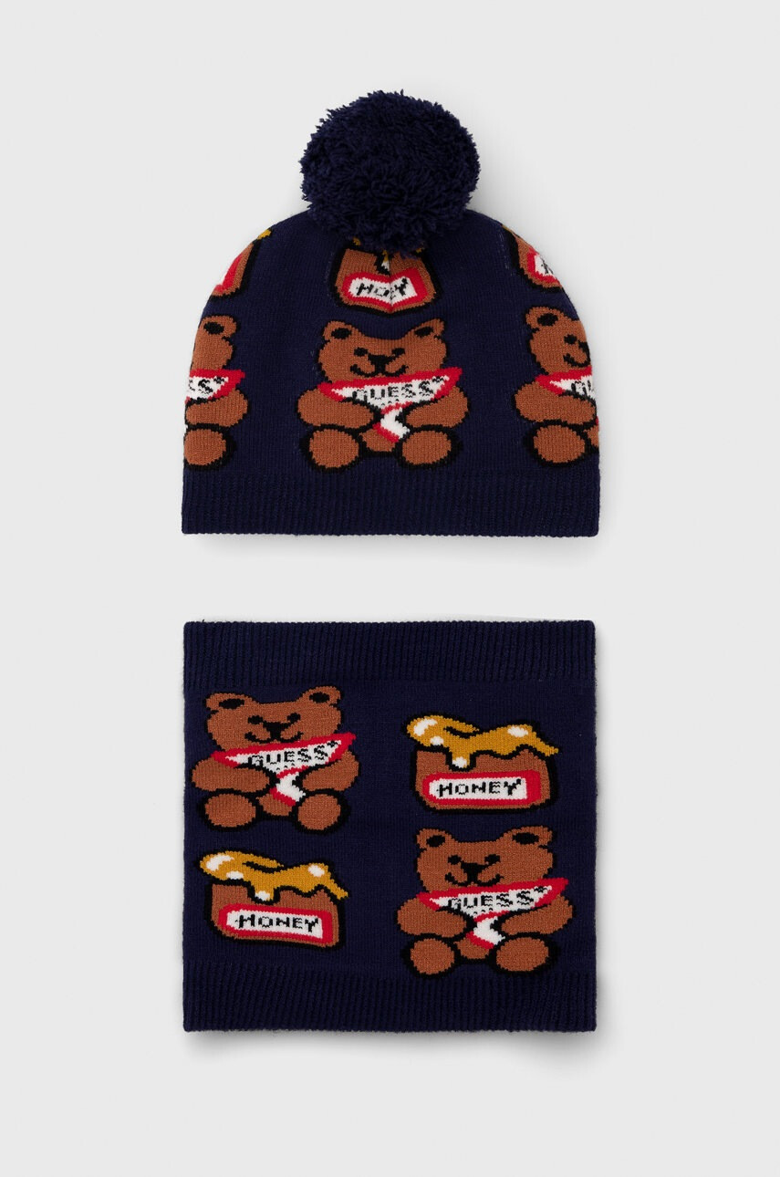 Guess Детски шапка и кръгъл шал - Pepit.bg