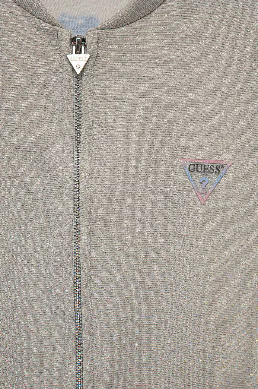 Guess Детски суичър в сиво с апликация - Pepit.bg