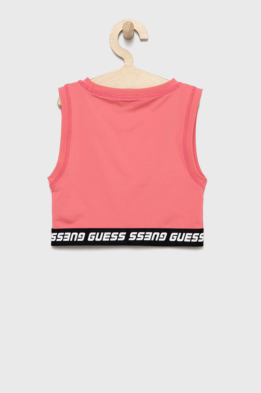 Guess Детски топ в розово - Pepit.bg