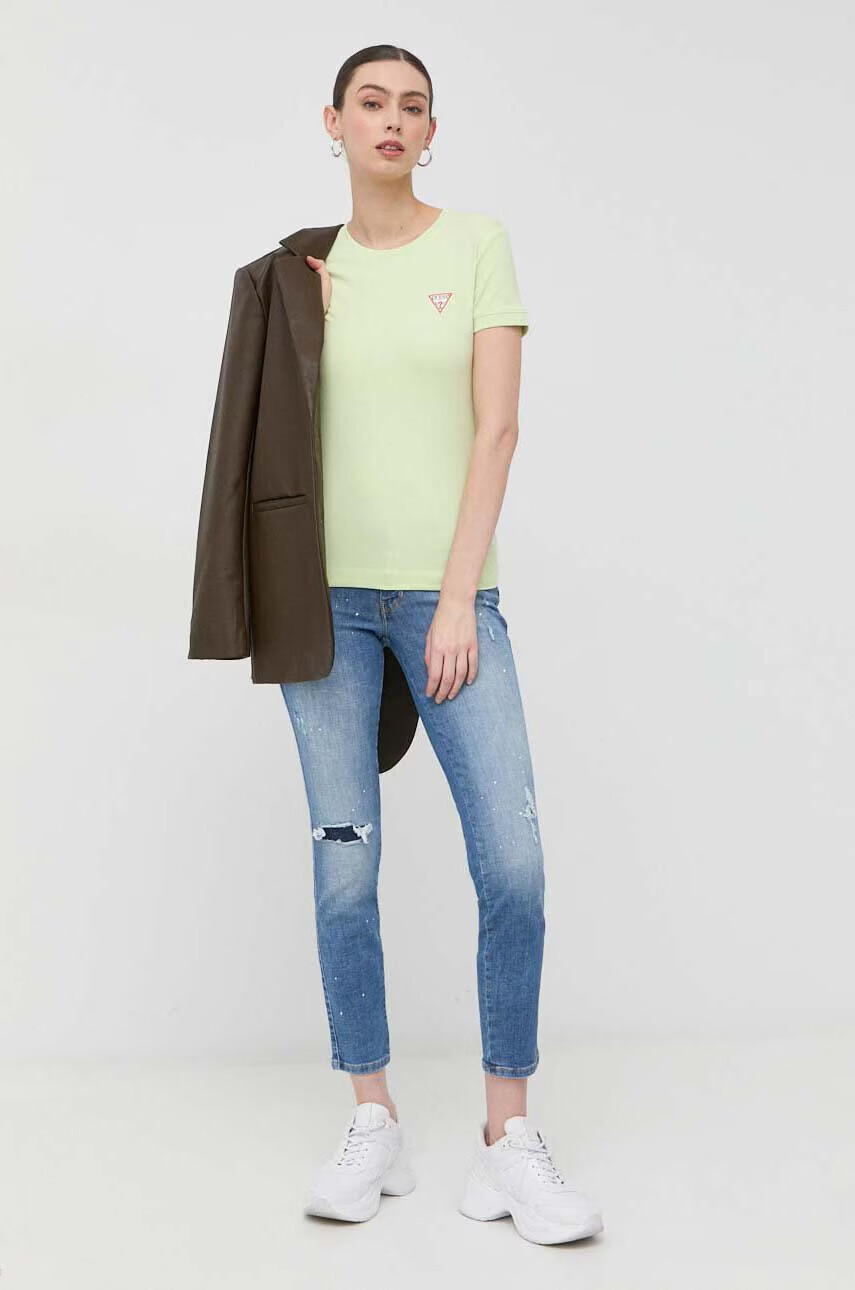 Guess Дънки в с висока талия - Pepit.bg