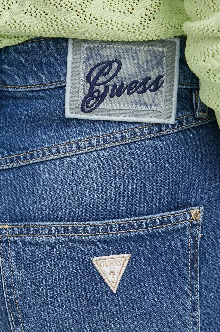 Guess Дънки в с висока талия - Pepit.bg
