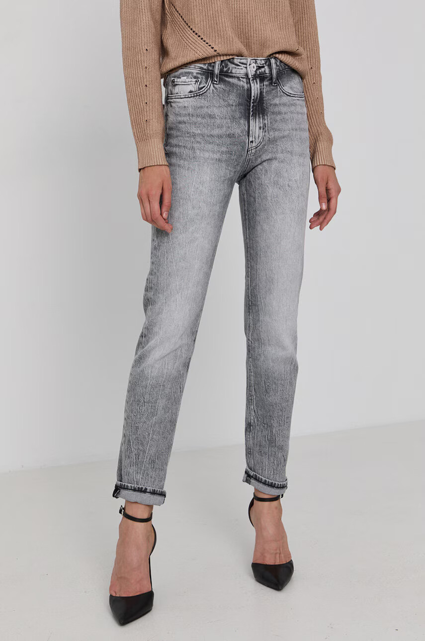 Guess Дънки Girly дамски с висока талия - Pepit.bg