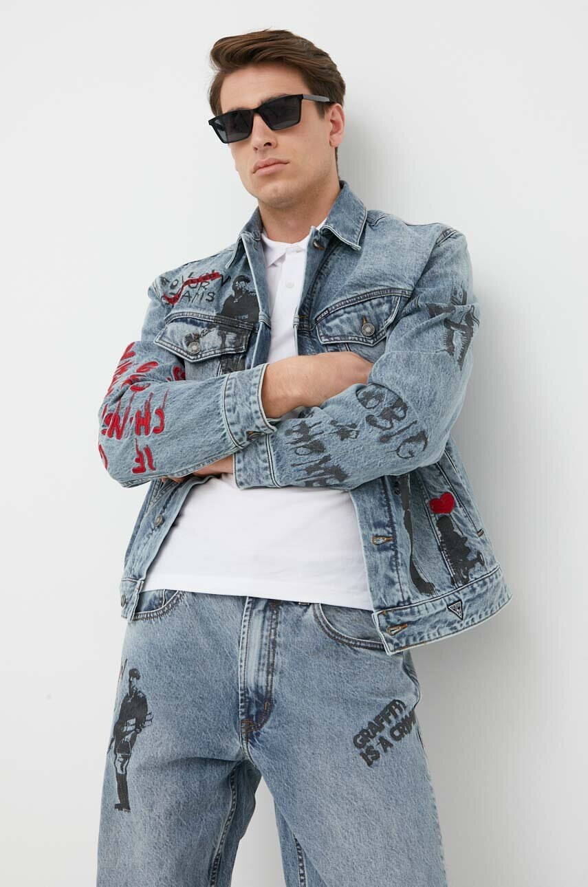 Guess Дънково яке x Banksy - Pepit.bg