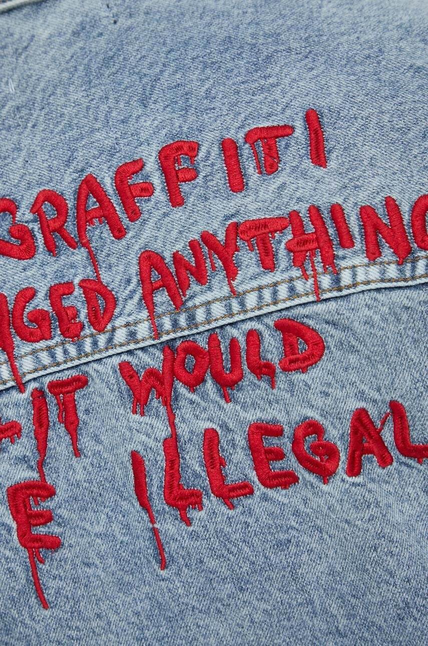 Guess Дънково яке x Banksy - Pepit.bg
