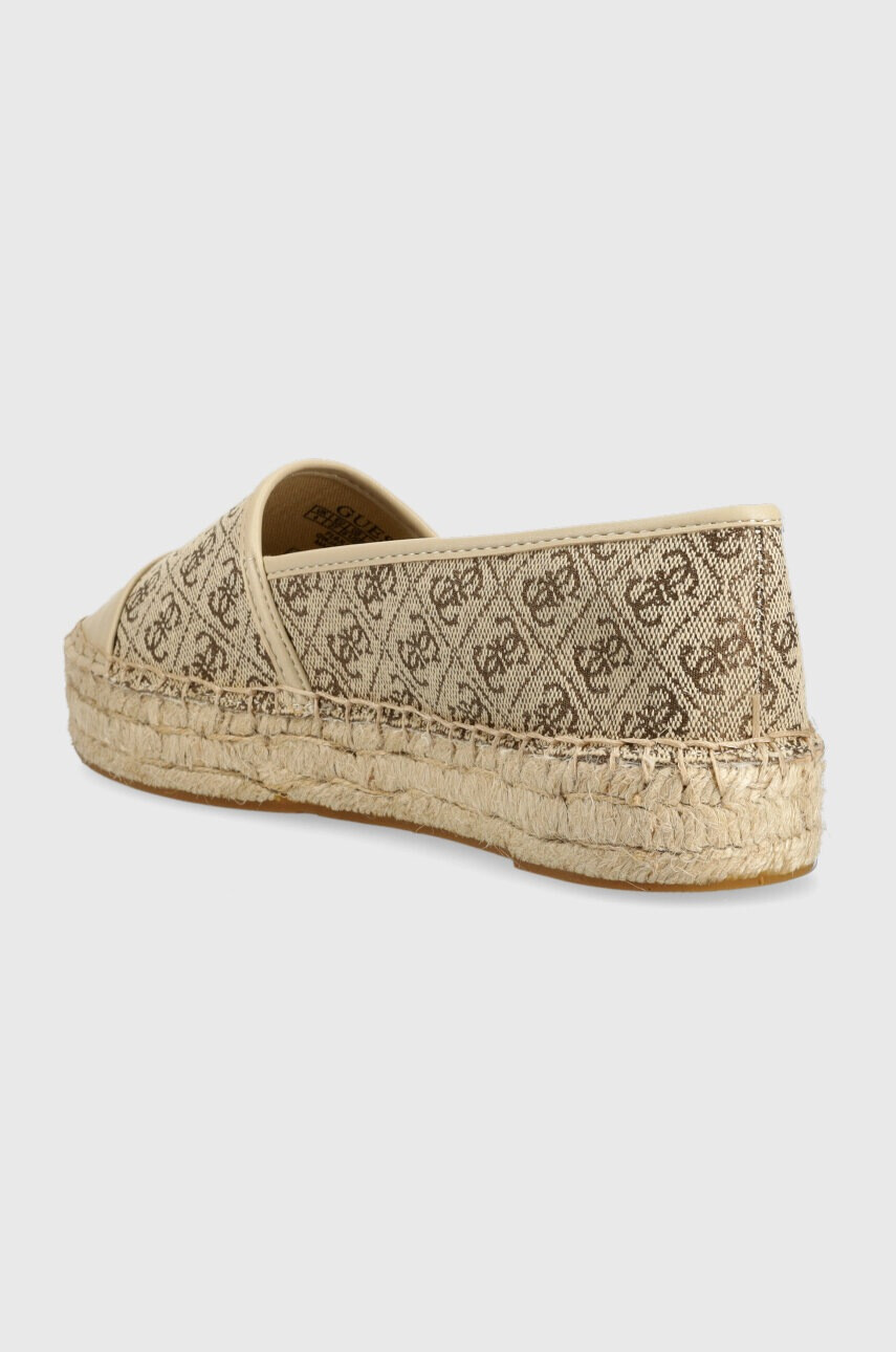 Guess Еспадрили JALEEL в бежово с платформа FL6JLE FAL14 - Pepit.bg
