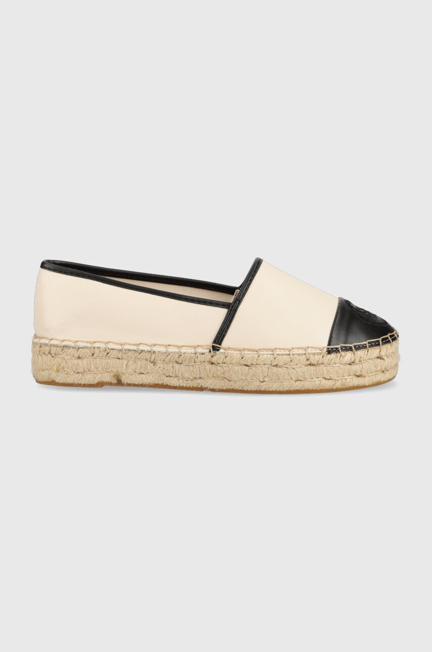 Guess Еспадрили JALEEL2 в бежово с платформа - Pepit.bg