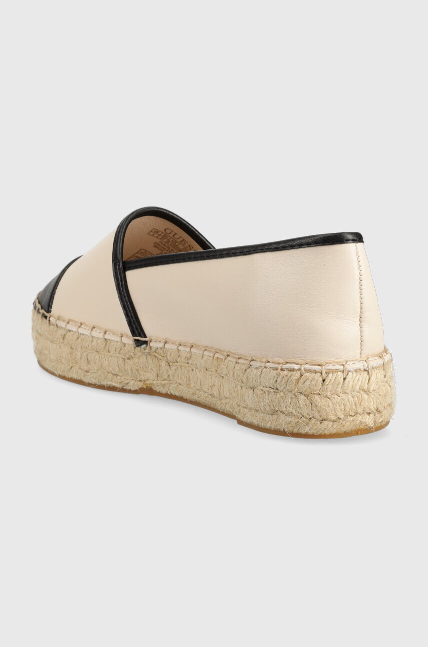 Guess Еспадрили JALEEL2 в бежово с платформа - Pepit.bg