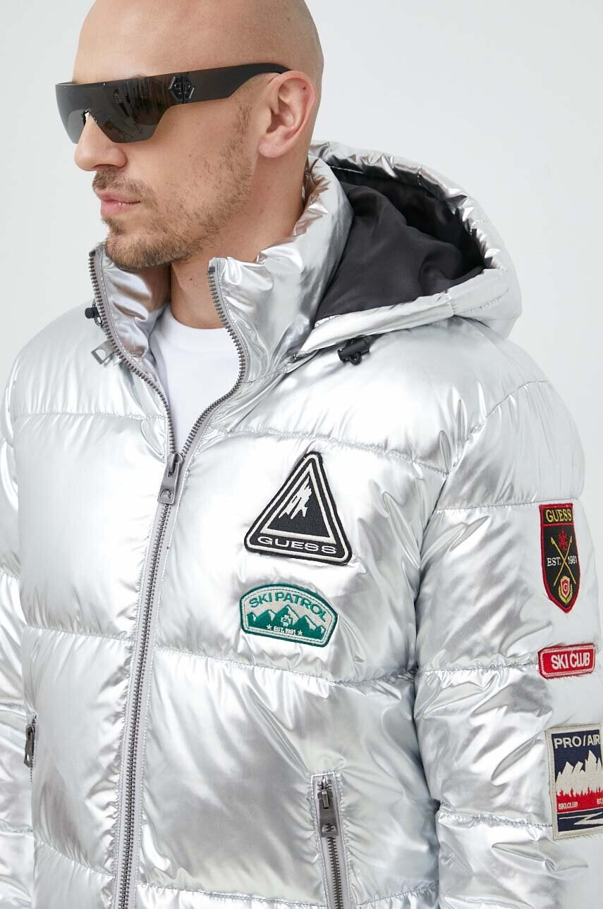 Guess Яке в сребристо със зимна изолация - Pepit.bg