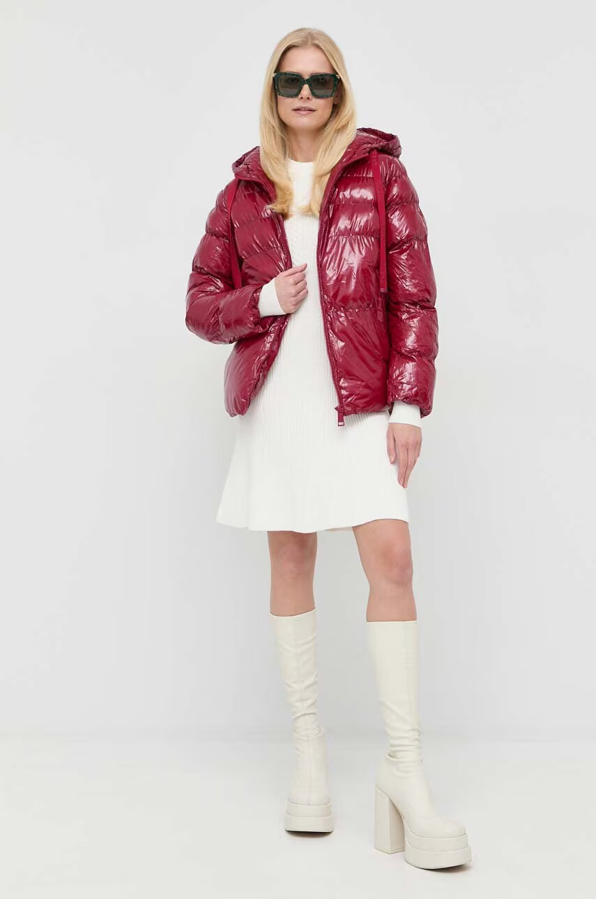 Guess Яке в бордо с преходна изолация - Pepit.bg