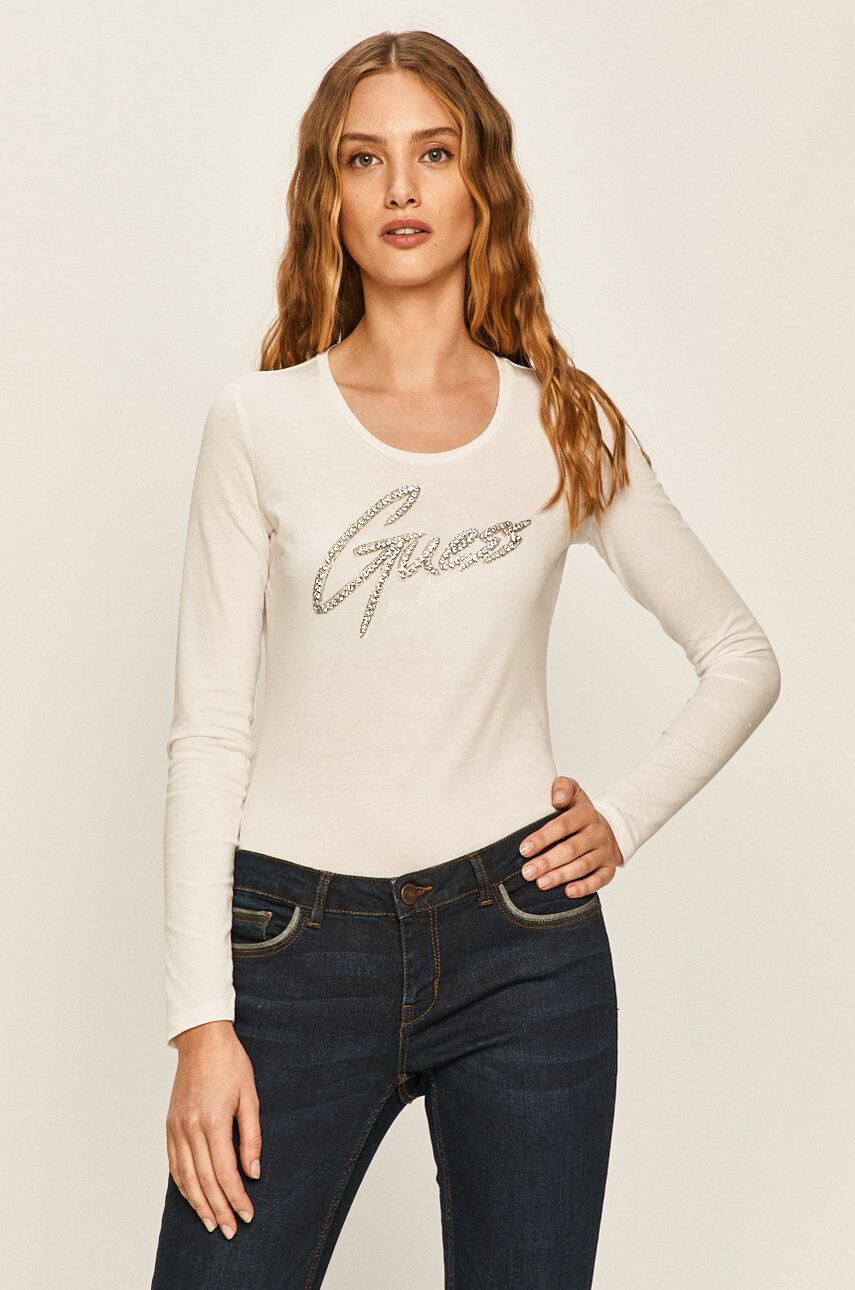 Guess Jeans - Блуза с дълъг ръкав - Pepit.bg