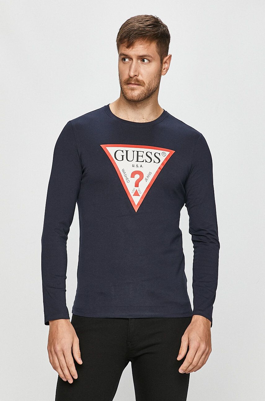 Guess Jeans - Блуза с дълъг ръкав - Pepit.bg