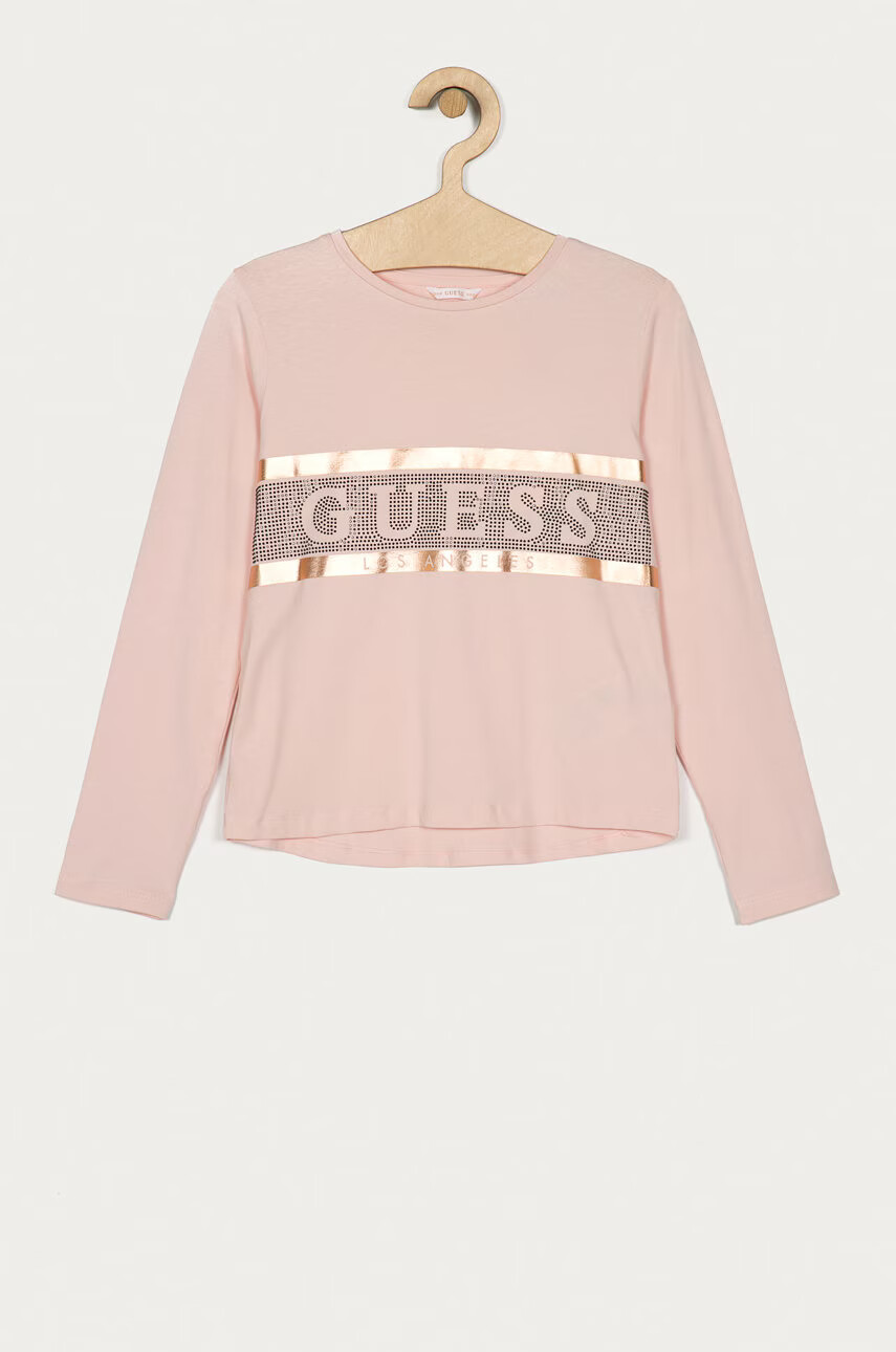 Guess Jeans - Детска блуза с дълги ръкави 116-176 см - Pepit.bg