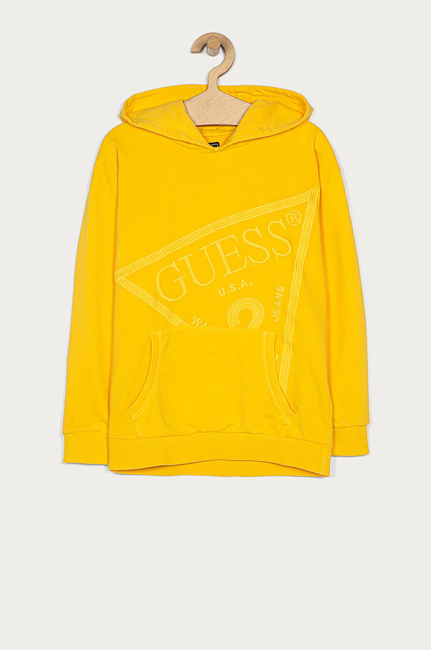 Guess Jeans - Детски памучен суичър 116-175 cm - Pepit.bg