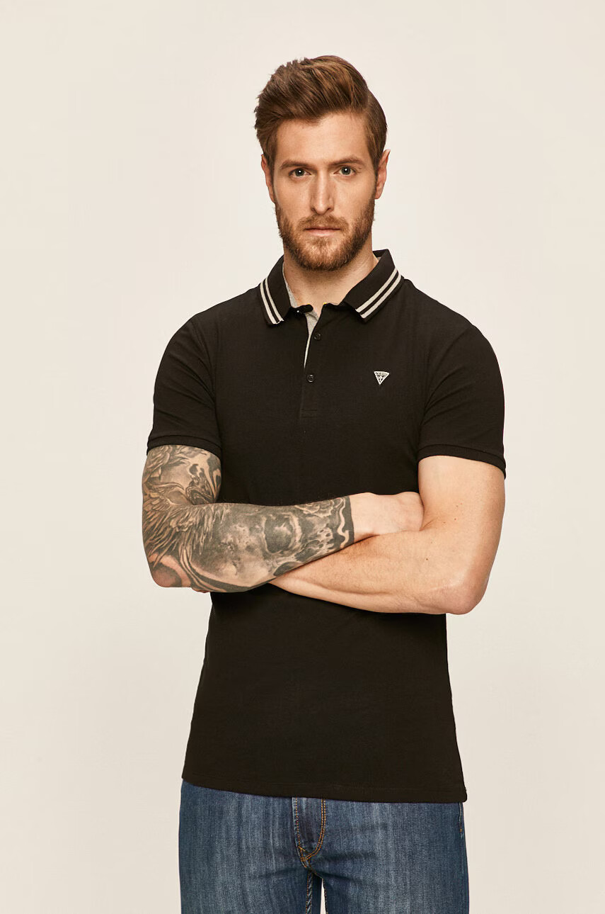 Guess Jeans Тениска с яка - Pepit.bg