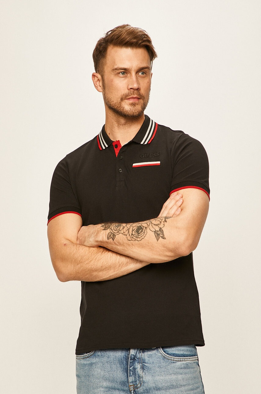 Guess Jeans Тениска с яка - Pepit.bg
