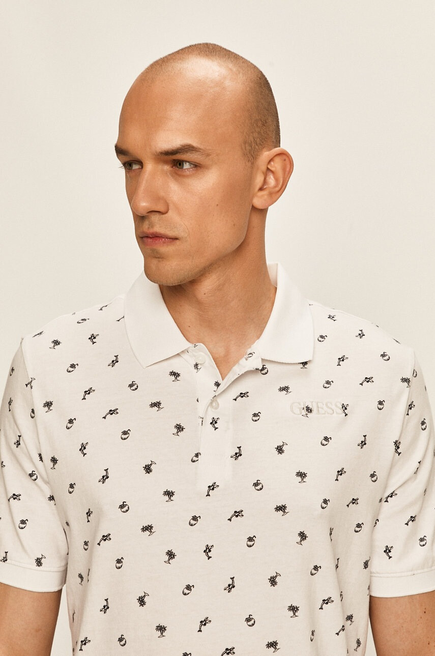 Guess Jeans - Тениска с яка - Pepit.bg
