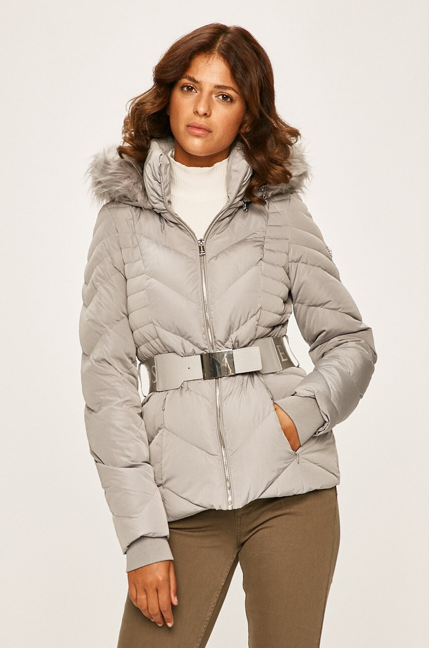 Guess Jeans Яке с пух - Pepit.bg