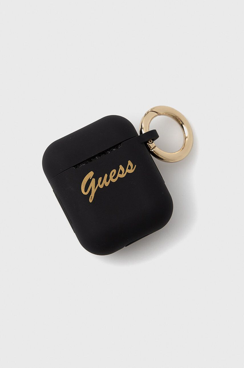 Guess Калъф за airpods в розово - Pepit.bg