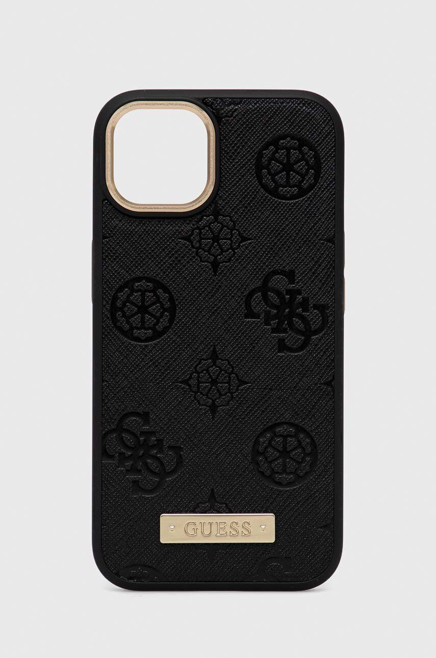 Guess Кейс за телефон iPhone 13 61'' в черно - Pepit.bg