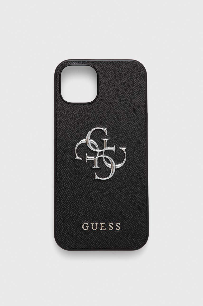 Guess Кейс за телефон iPhone 13 61" в черно - Pepit.bg