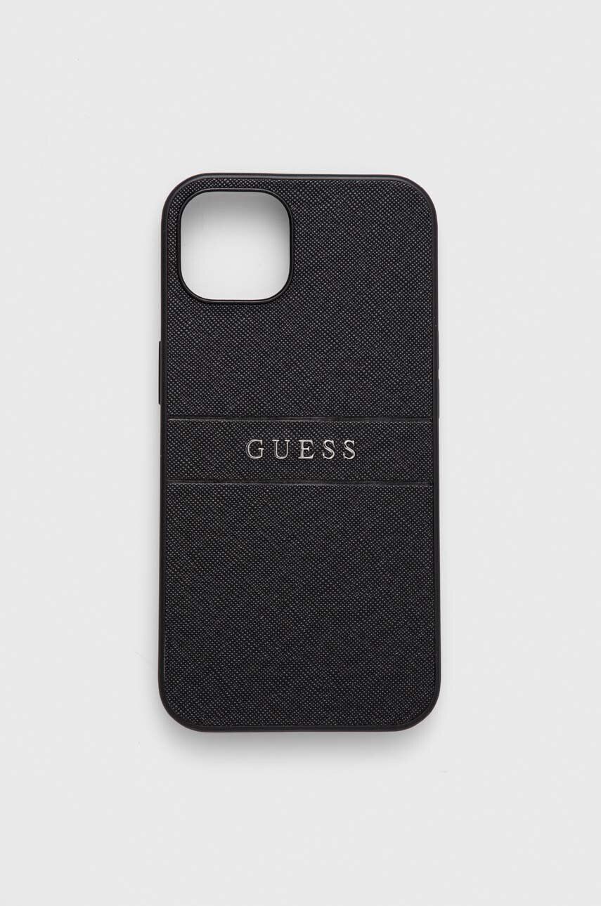 Guess Кейс за телефон iPhone 13 61" в черно - Pepit.bg