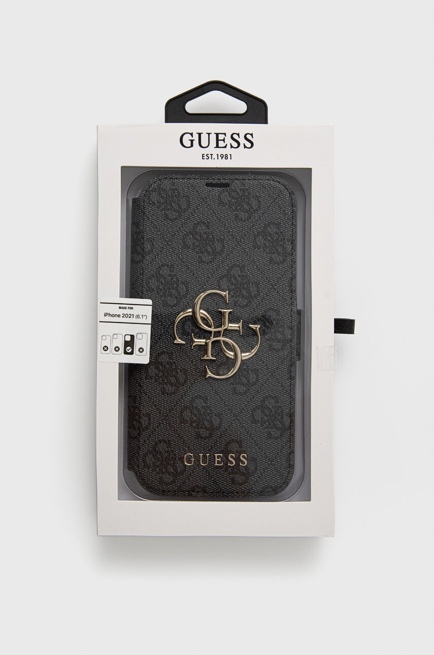 Guess Кейс за телефон iPhone 13 Pro в сиво - Pepit.bg