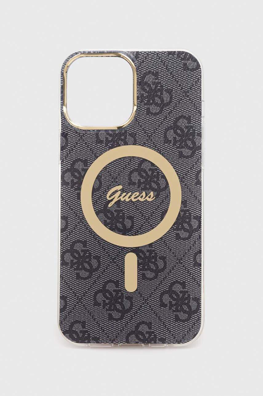 Guess Кейс за телефон iPhone 13 Pro Max 6.7" в сиво - Pepit.bg