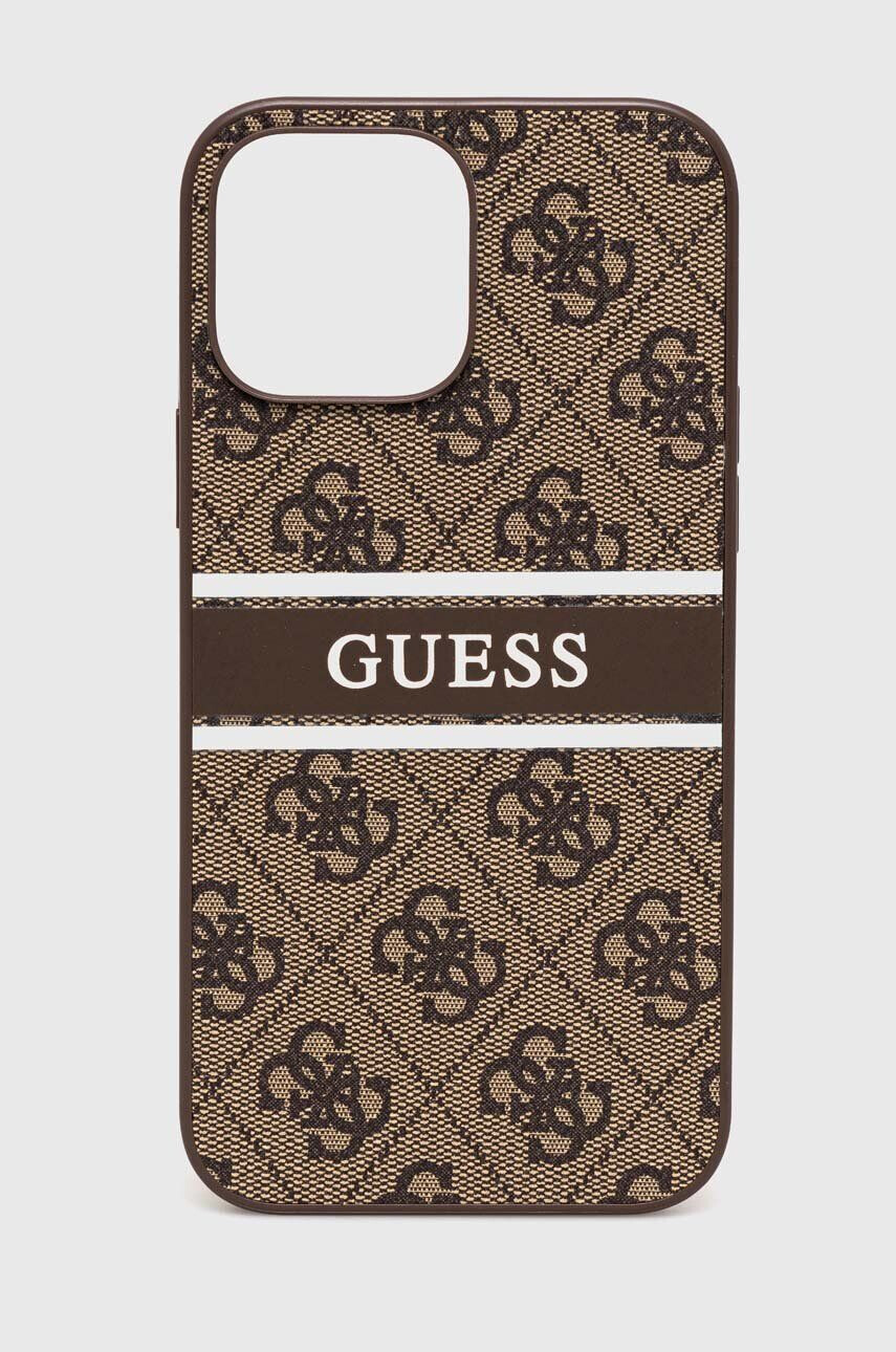 Guess Кейс за телефон iPhone 13 Pro Max 67'' в кафяво - Pepit.bg