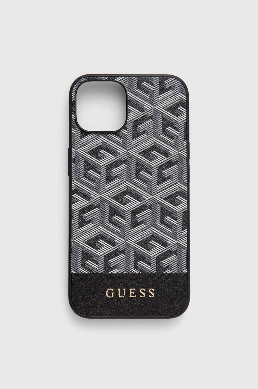 Guess Кейс за телефон iPhone 14 6.1" в черно - Pepit.bg