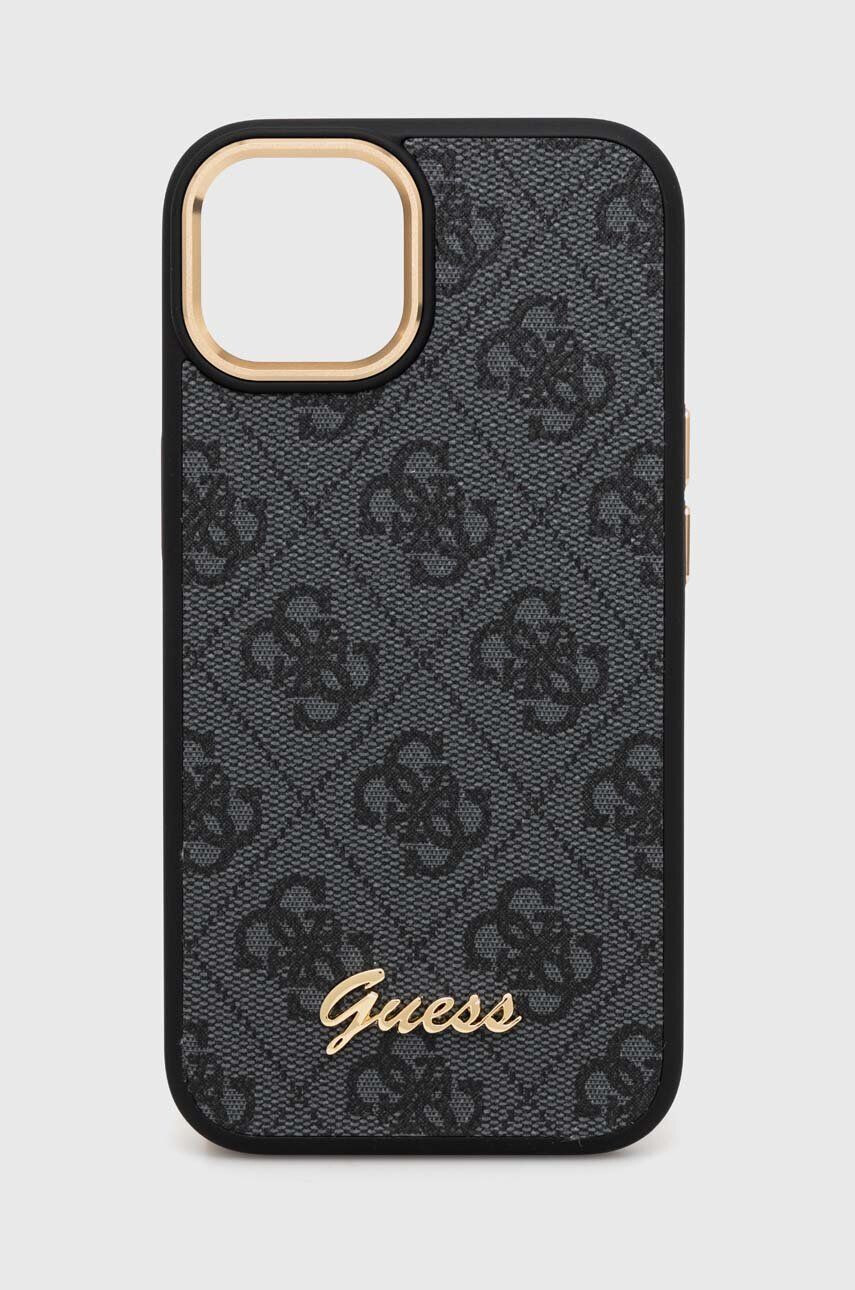 Guess Кейс за телефон iPhone 14 61'' в сиво - Pepit.bg