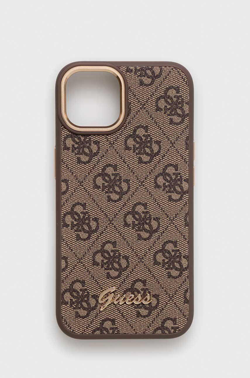 Guess Кейс за телефон iPhone 14 61" в кафяво - Pepit.bg