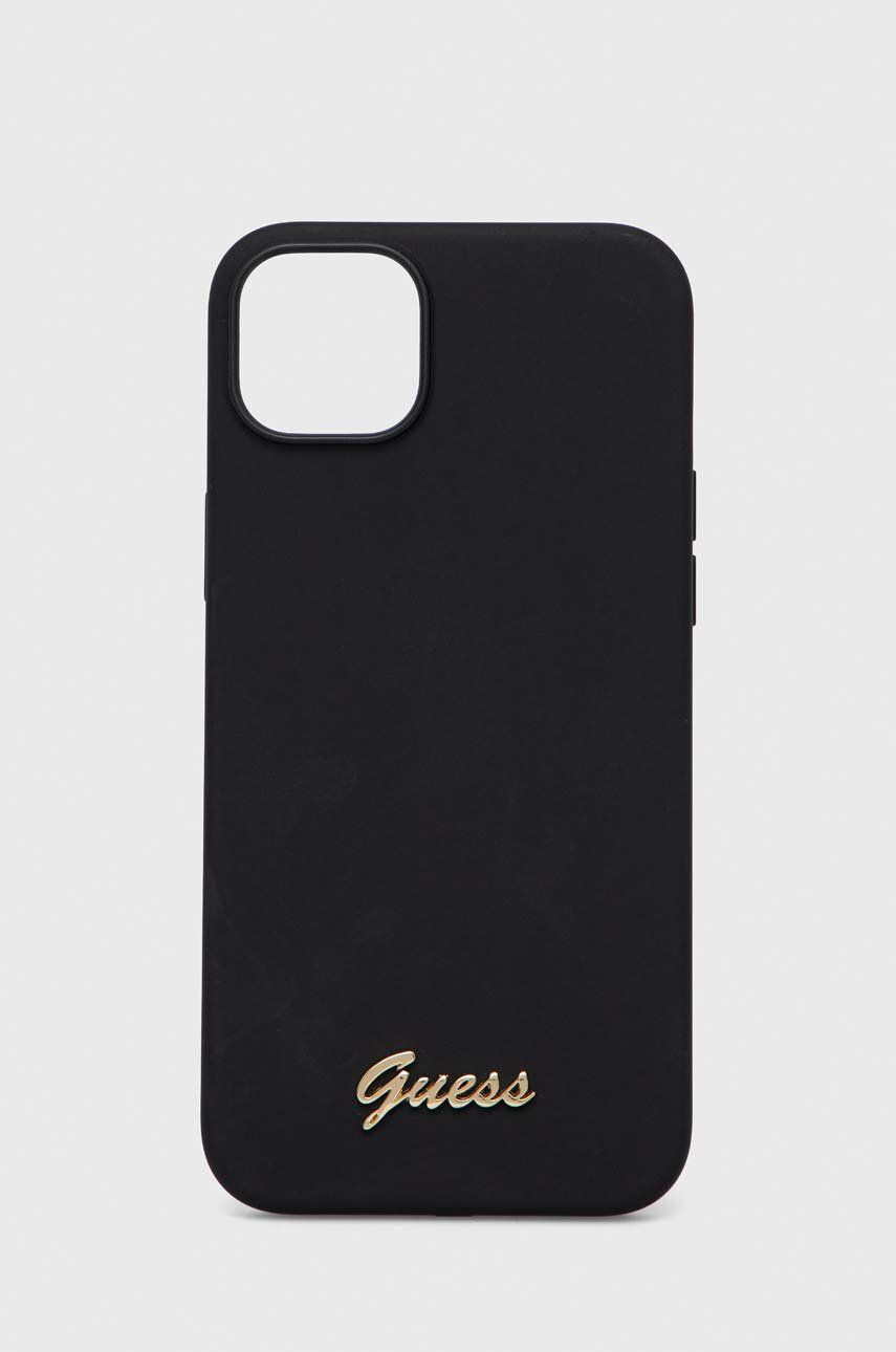 Guess Кейс за телефон iPhone 14 Plus 67'' в черно - Pepit.bg