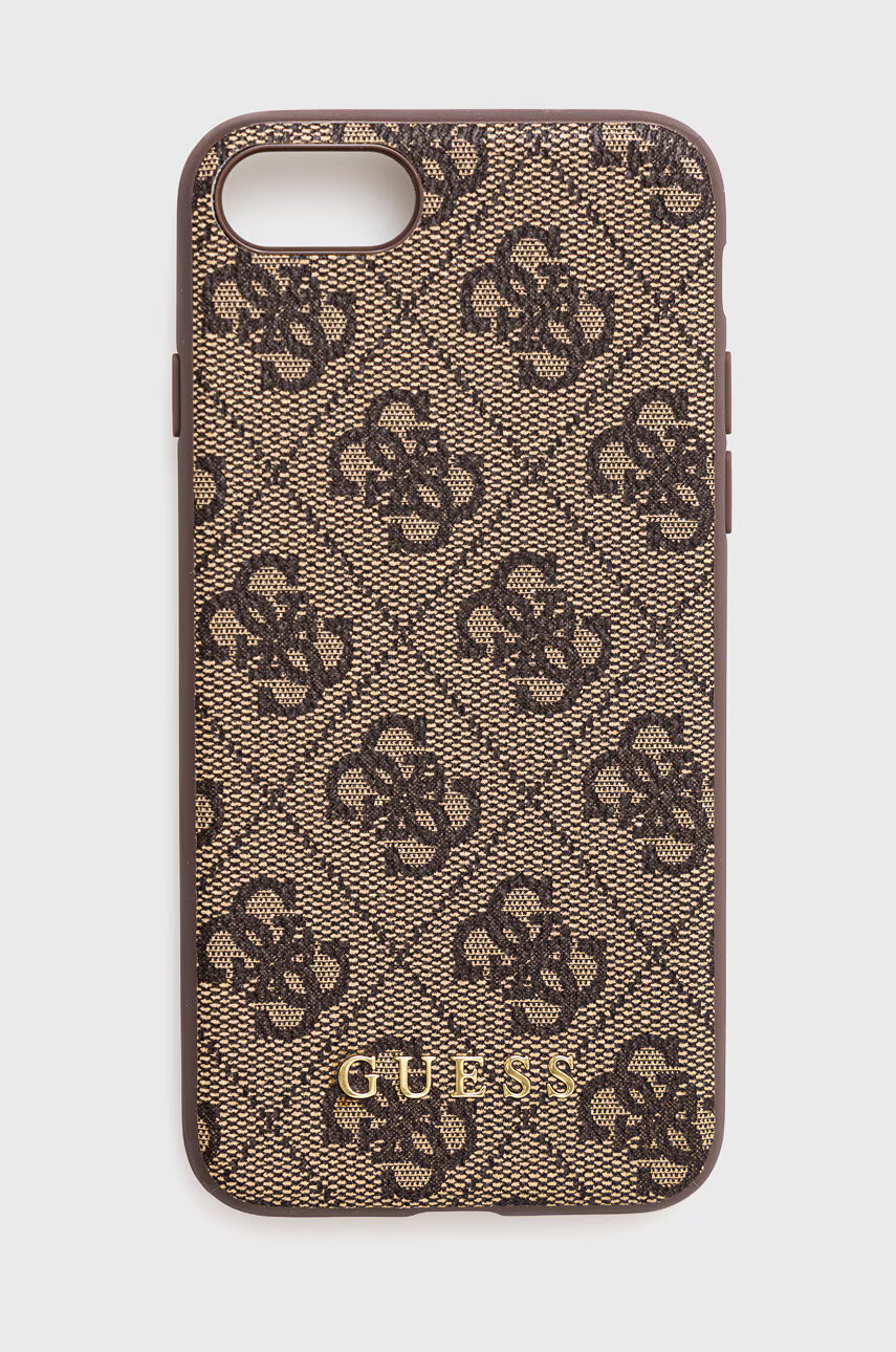 Guess Кейс за телефон Iphone Se 2022/2022/7/8 в кафяво - Pepit.bg