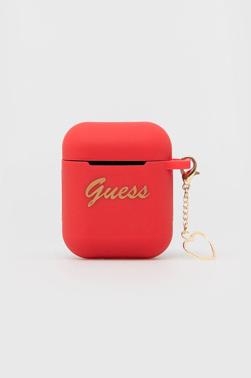 Guess Кейс за airpod Airpods Cover в червено - Pepit.bg