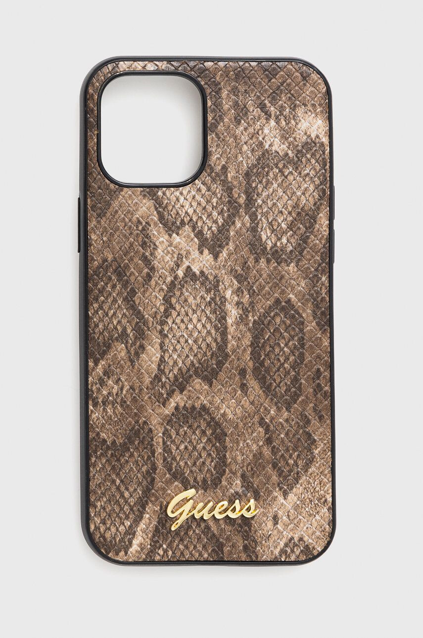 Guess Кейс за телефон Iphone 12 Pro Max 67'' в кафяво - Pepit.bg