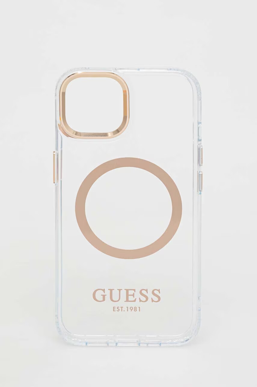 Guess Кейс за телефон Iphone 13 61" в златисто - Pepit.bg