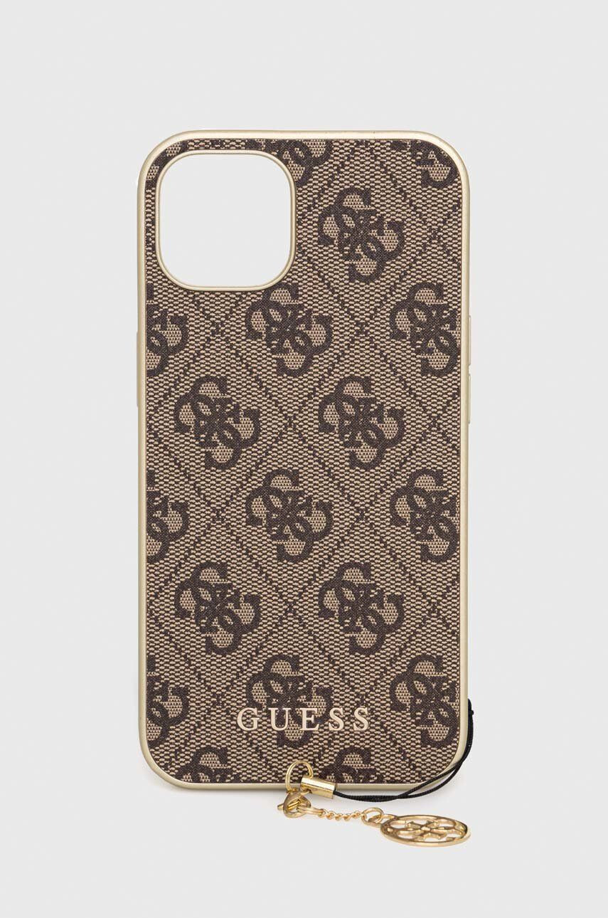 Guess Кейс за телефон Iphone 13 61" в кафяво - Pepit.bg