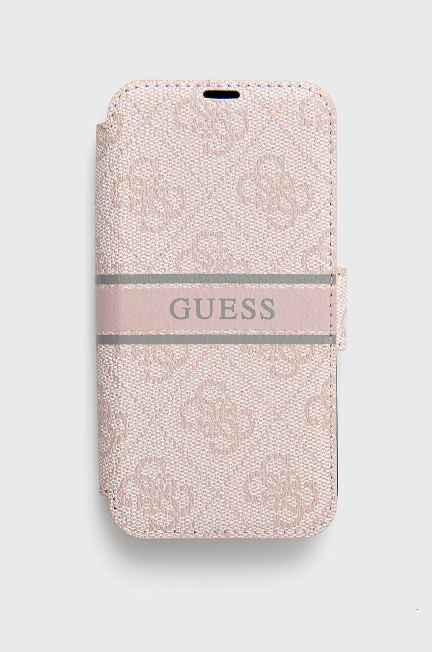 Guess Кейс за телефон iPhone 13 Mini в розово - Pepit.bg