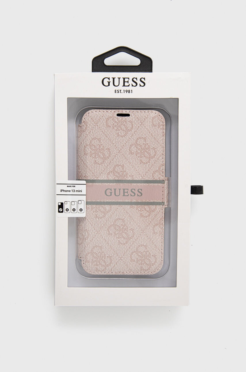 Guess Кейс за телефон iPhone 13 Mini в розово - Pepit.bg