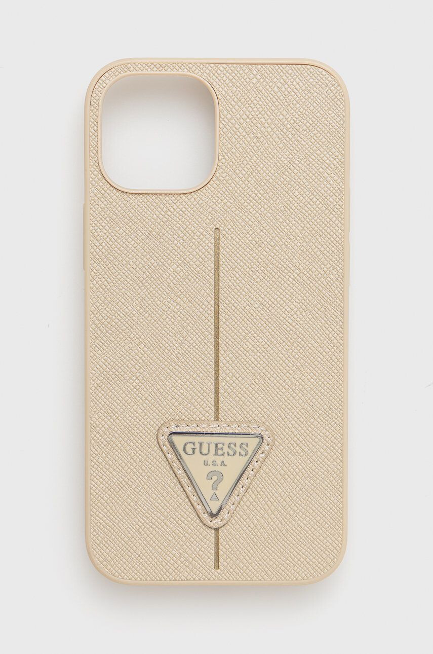 Guess Кейс за телефон Iphone 13 Mini 54'' в бежово - Pepit.bg