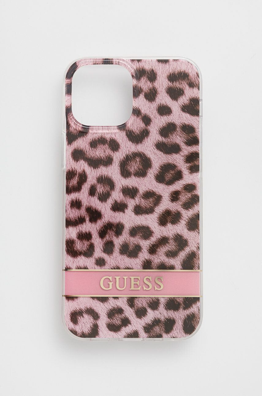 Guess Кейс за телефон Iphone 13 Mini 54'' в розово - Pepit.bg