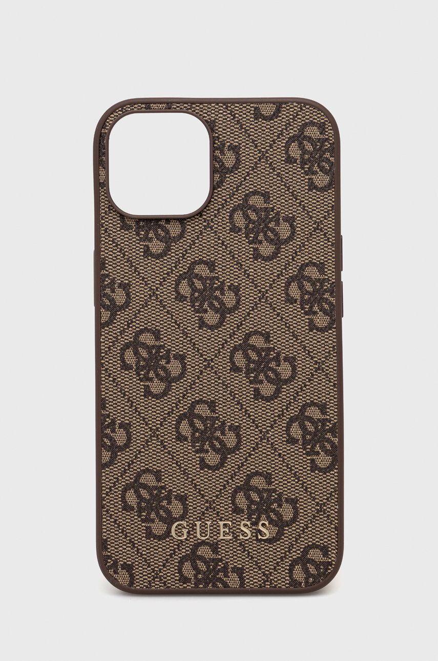 Guess Кейс за телефон Iphone 14 61" в кафяво - Pepit.bg