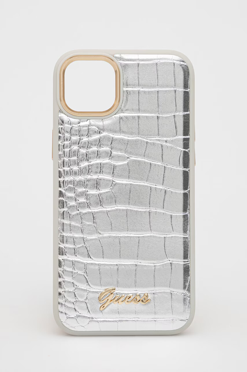 Guess Кейс за телефон Iphone 14 Plus 67" в сребристо - Pepit.bg