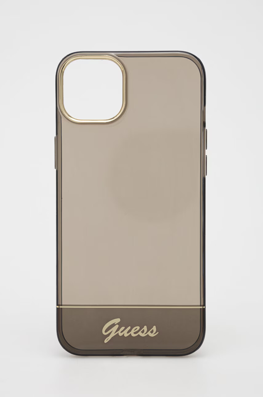 Guess Кейс за телефон Iphone 14 Plus 67" в черно - Pepit.bg