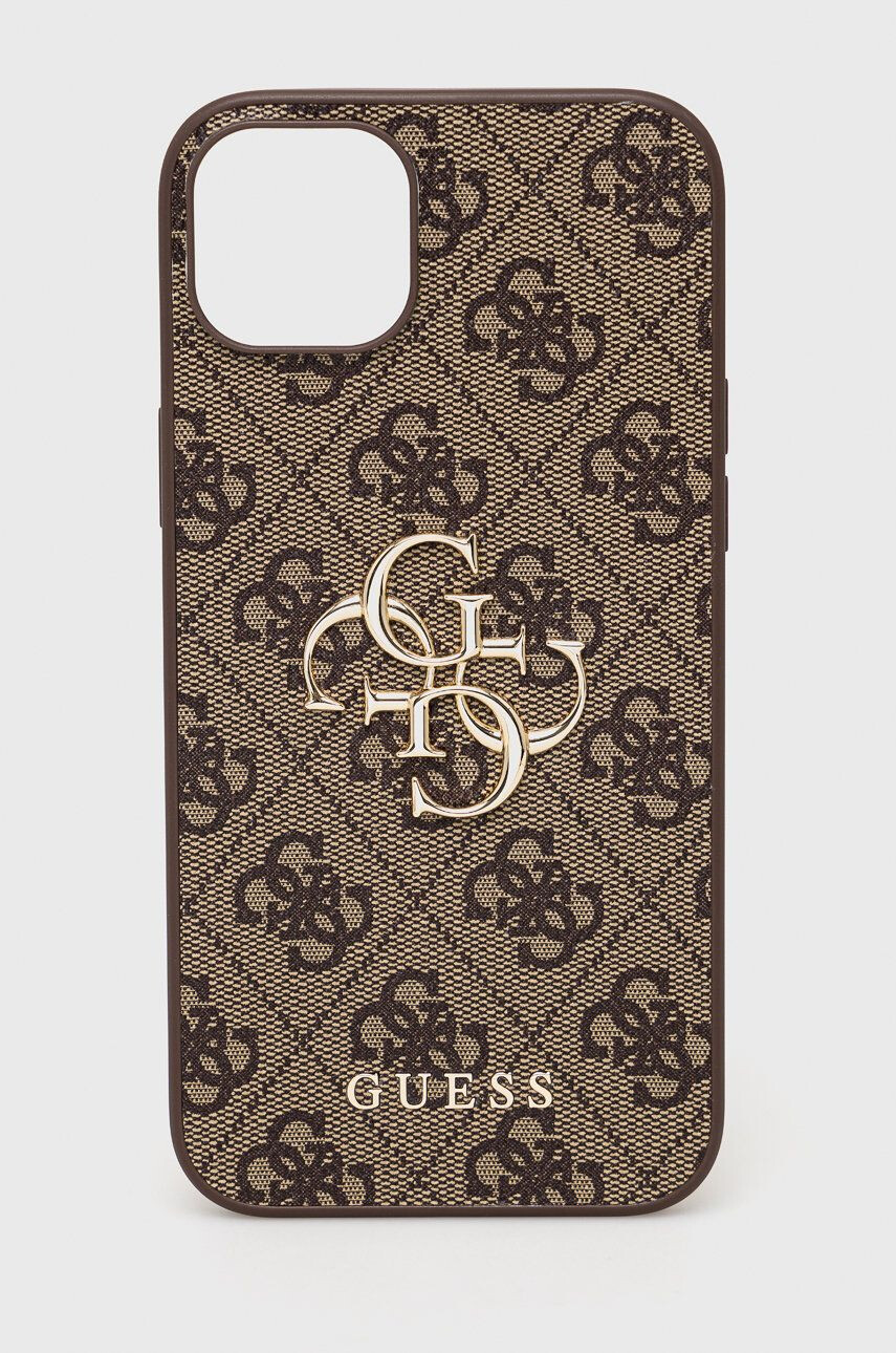 Guess Кейс за телефон Iphone 14 Plus 67" в кафяво - Pepit.bg