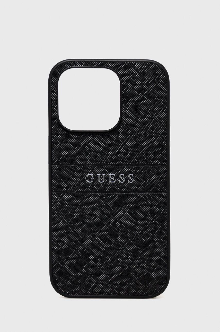 Guess Кейс за телефон Iphone 14 Pro 61" в черно - Pepit.bg