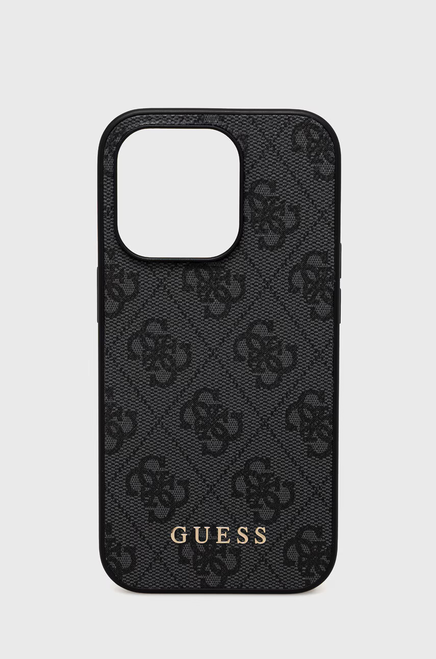 Guess Кейс за телефон Iphone 14 Pro 61" в сиво - Pepit.bg