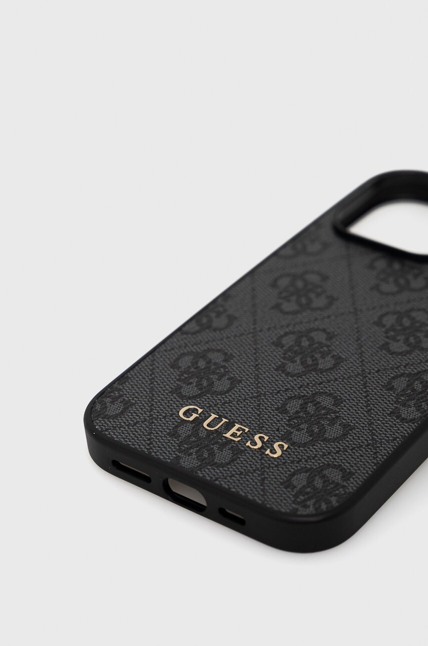 Guess Кейс за телефон Iphone 14 Pro 61" в сиво - Pepit.bg