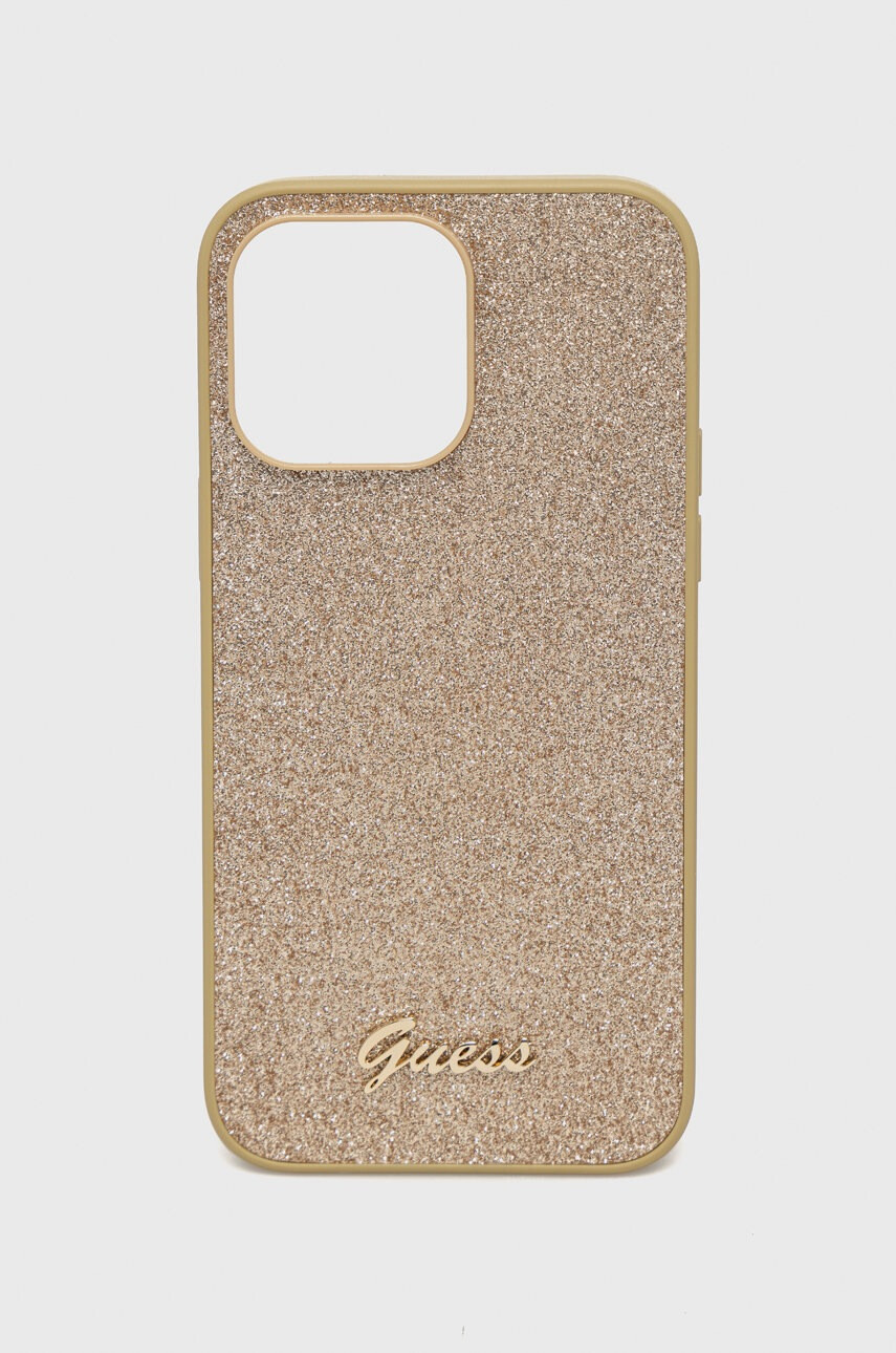 Guess Кейс за телефон Iphone 14 Pro Max 67" в златисто - Pepit.bg