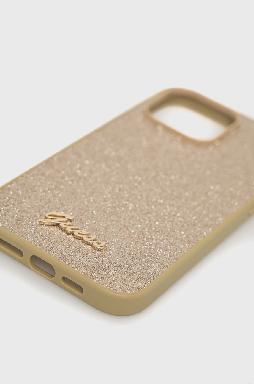 Guess Кейс за телефон Iphone 14 Pro Max 67" в златисто - Pepit.bg